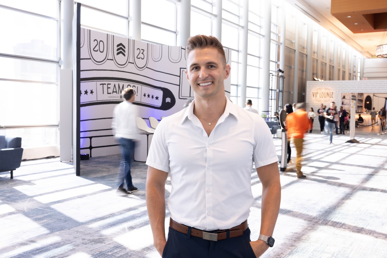 Ben Laube presenting